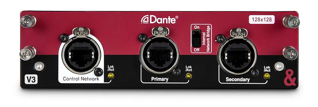 Allen & Heath dLive Dante 128x128 Networking Card