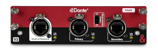 [AH-M-DL-DANTE64-A] Allen & Heath dLive Dante 64x64 Networking Card