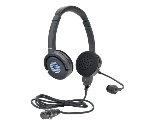 [CC-220-X4] Clear-Com Double Ear, Light Weight Headset