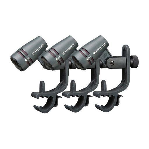 [506667] Sennheiser 3-Pack of E604 Dynamic Cardioid Clip Drum Mics